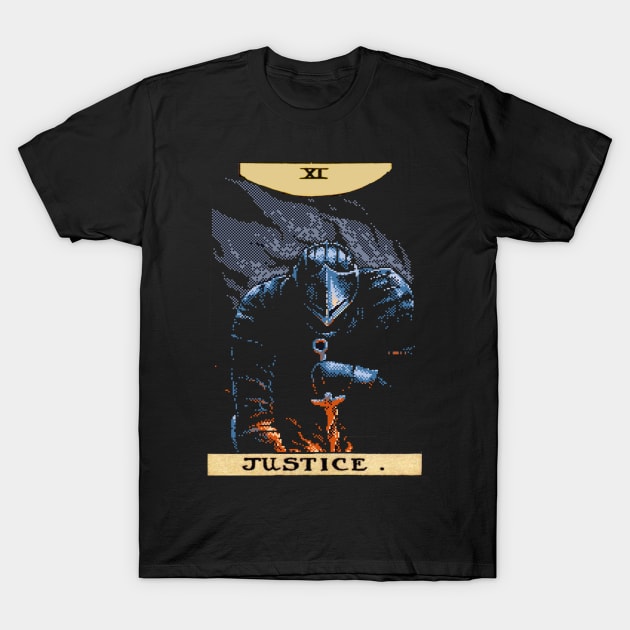 Dark souls - justice tarot card T-Shirt by Kribis